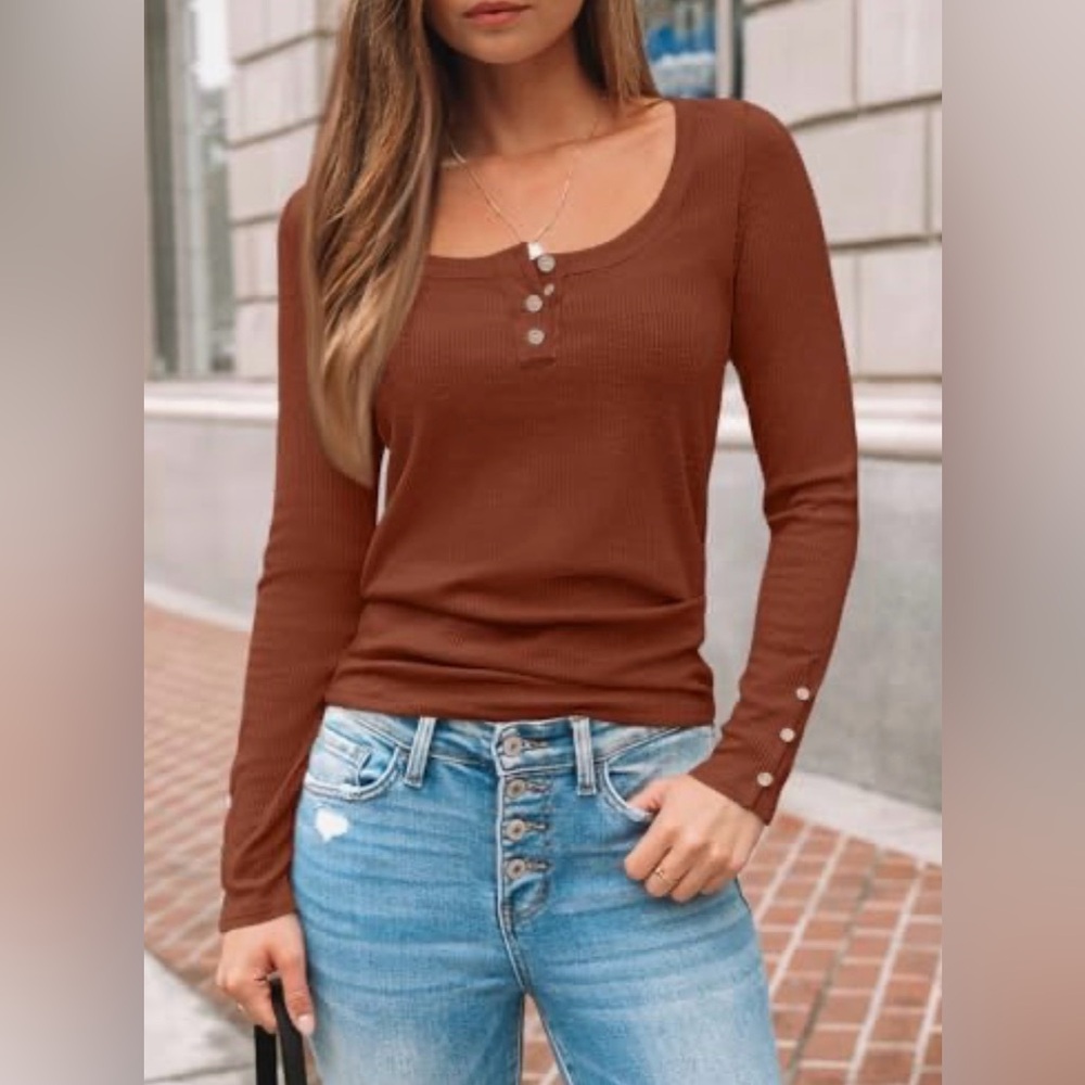 Kissfix Clay Long Sleeve Women's Henley